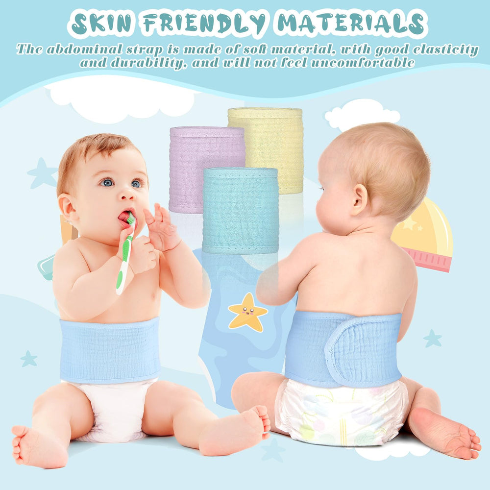 Vabean adjustable-strap umbilical cord band for a secure fit on tiny waists.