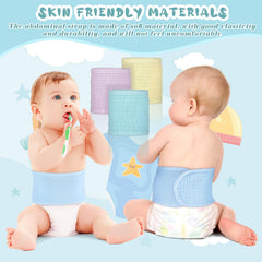 Vabean adjustable-strap umbilical cord band for a secure fit on tiny waists.