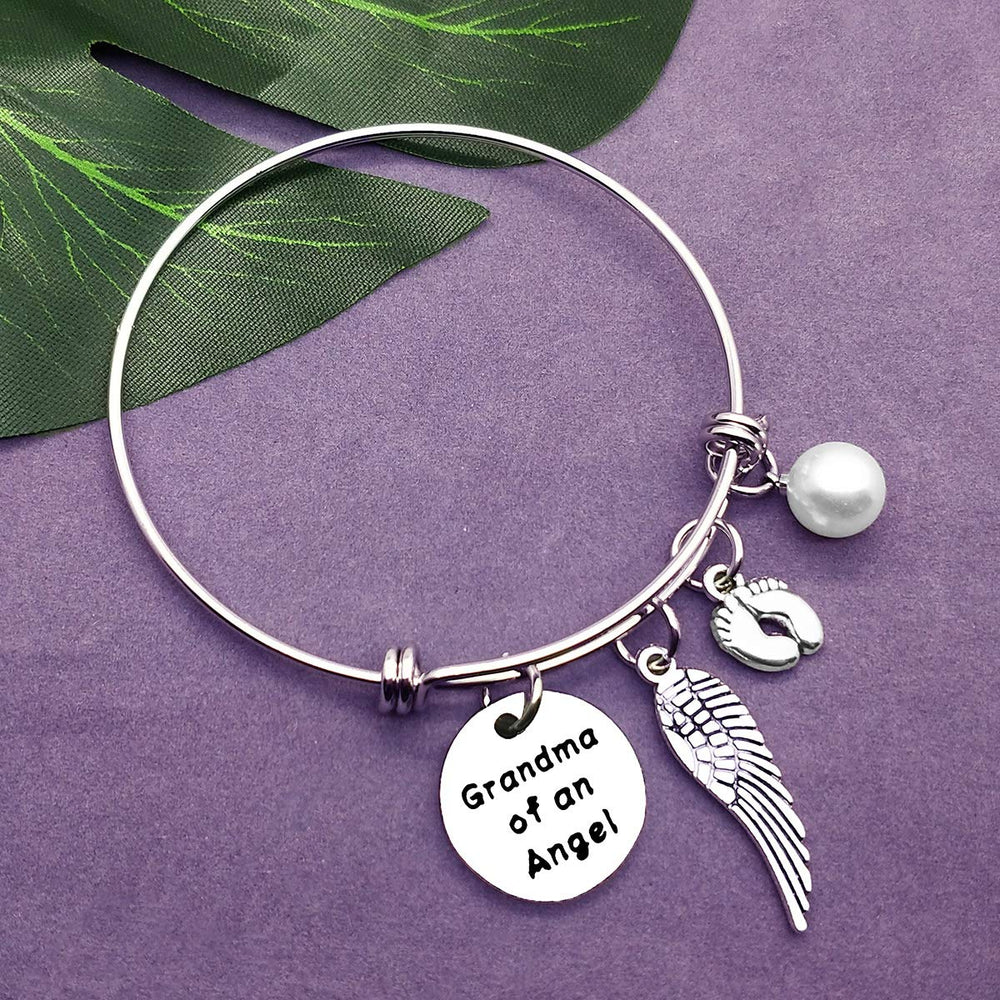 Vadaka Baby Memorial Bracelet polished surface detail highlights durable, tarnish-resistant design.
