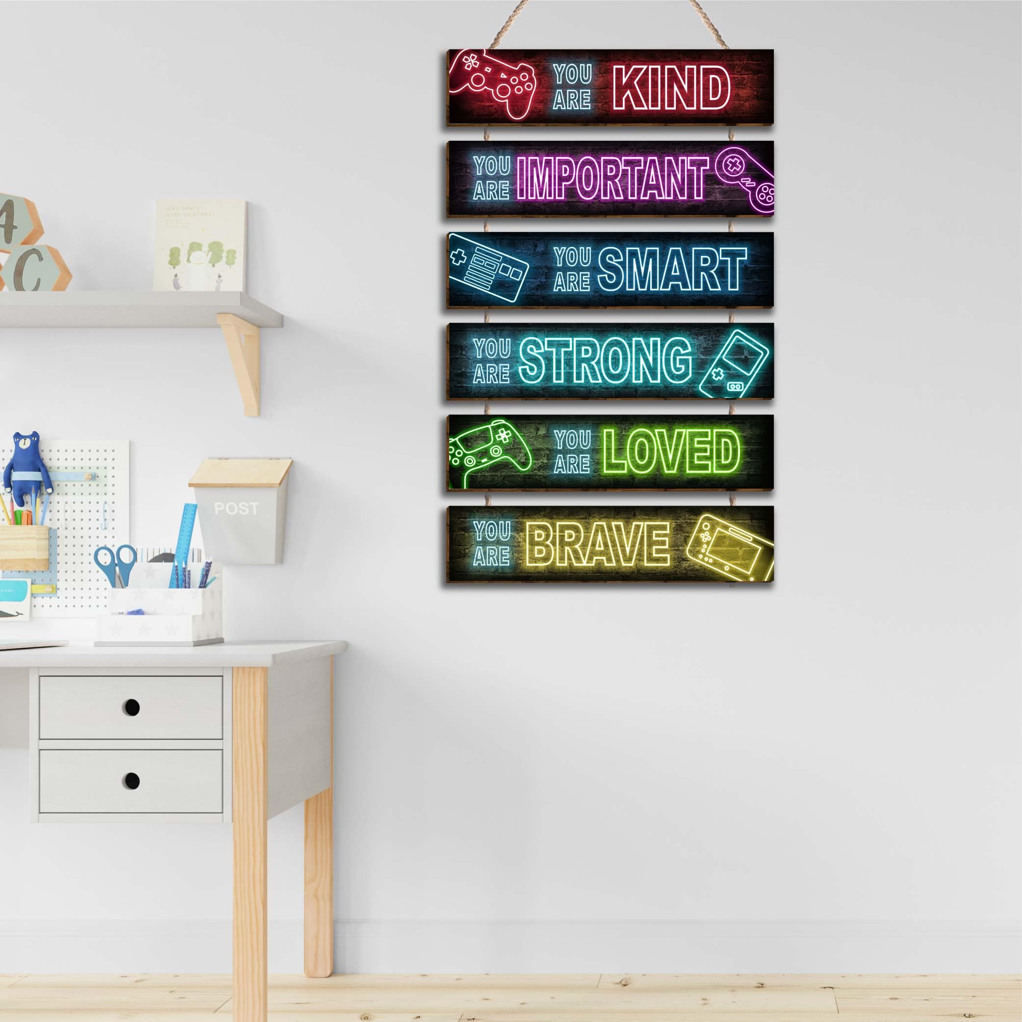 Vagafilla neon game room decor plaque versatile for bedrooms and play zones