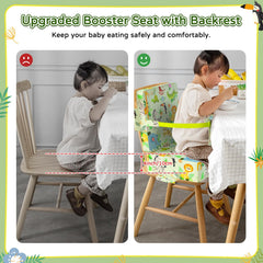 Vahlbeste booster seat waterproof cover, easy to wipe clean after spills.