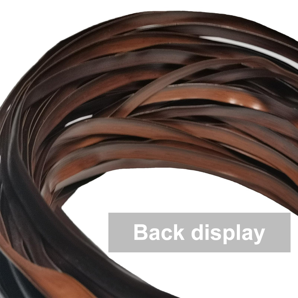 Vaiopiipan poly rattan waterproof material close-up highlights high-strength, long-lasting weave