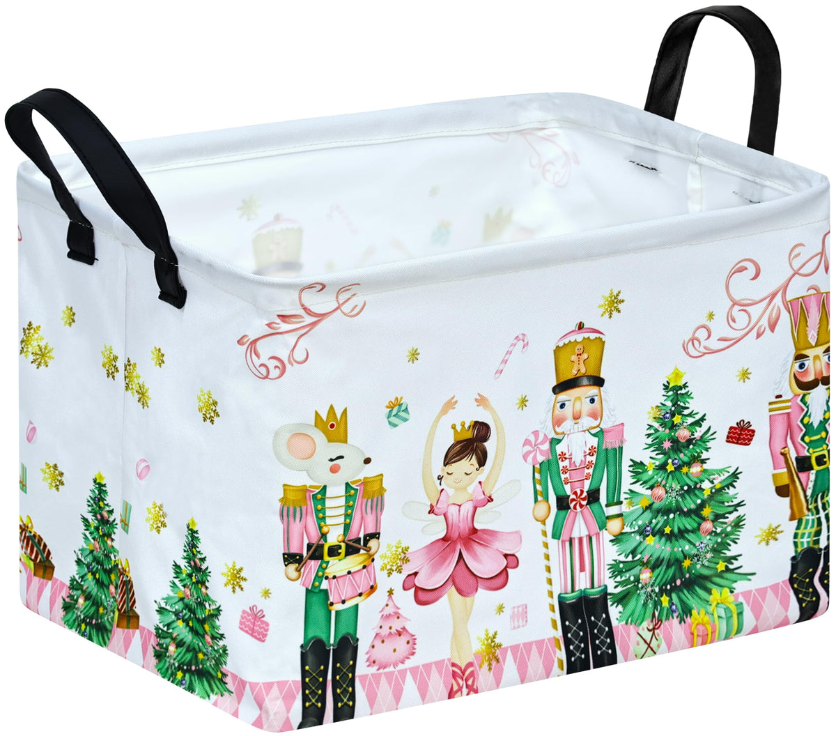 VAIVUSTO Christmas basket size 14.5L for toy storage and nursery organization.