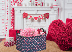 VAIVUSTO Rec Heart Print Home Storage Bin doubles as gift-worthy organizer for shelves