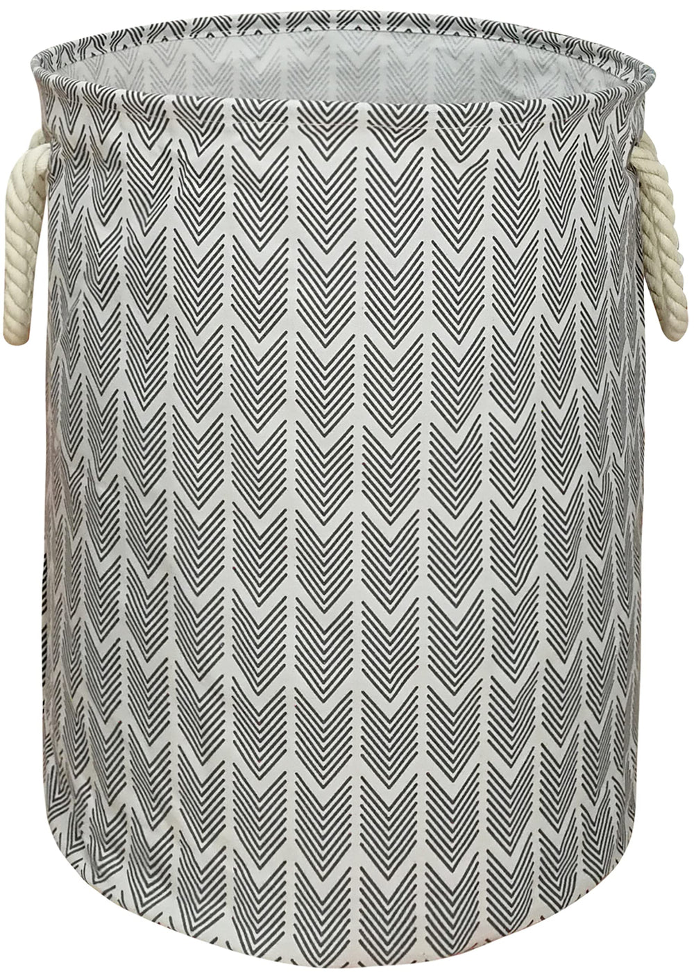 VAIVUSTO round laundry basket closeup fabric texture for durable lightweight storage