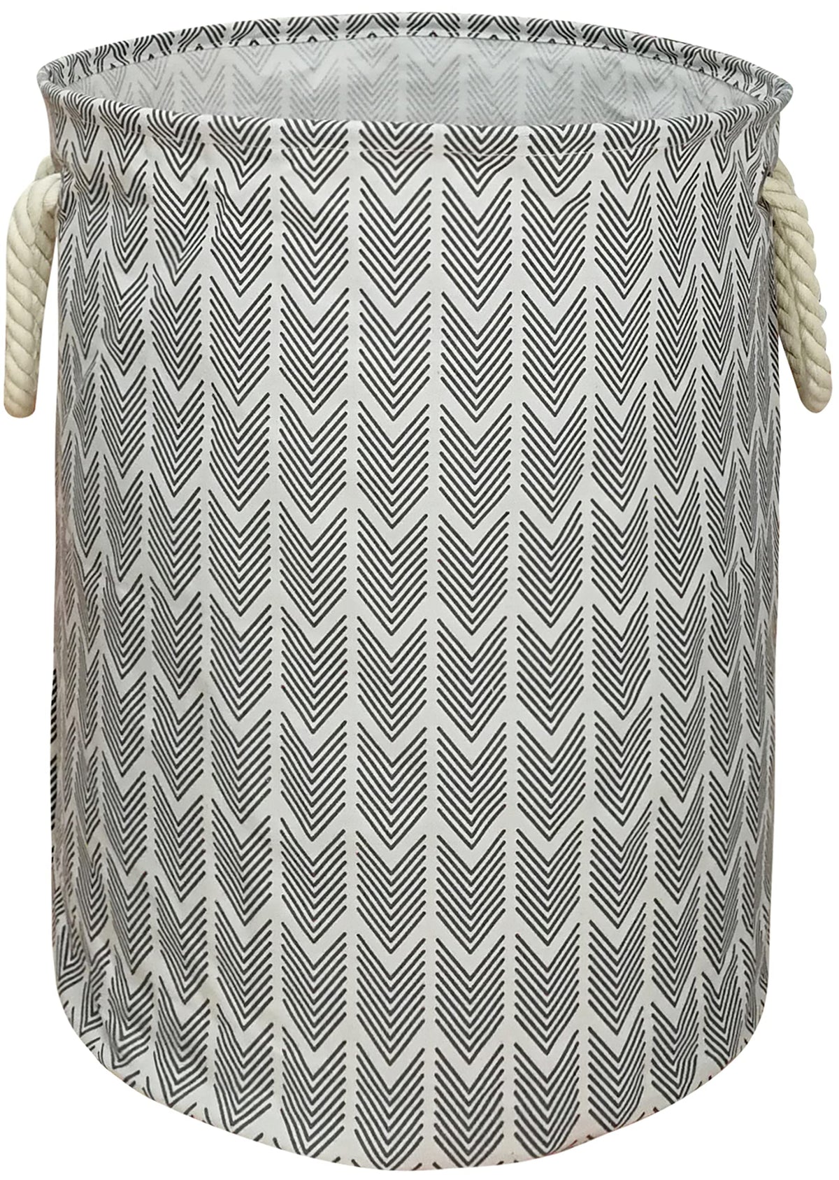 VAIVUSTO round laundry basket closeup fabric texture for durable lightweight storage