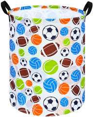 VAIVUSTO round laundry basket in nursery setup, easy kids laundry storage