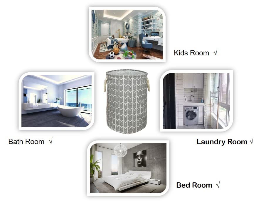 VAIVUSTO round laundry basket toy storage keeps playroom tidy