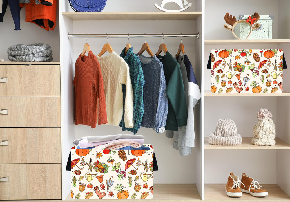 VAIVUSTO Thanksgiving Box living room display adds organized charm.