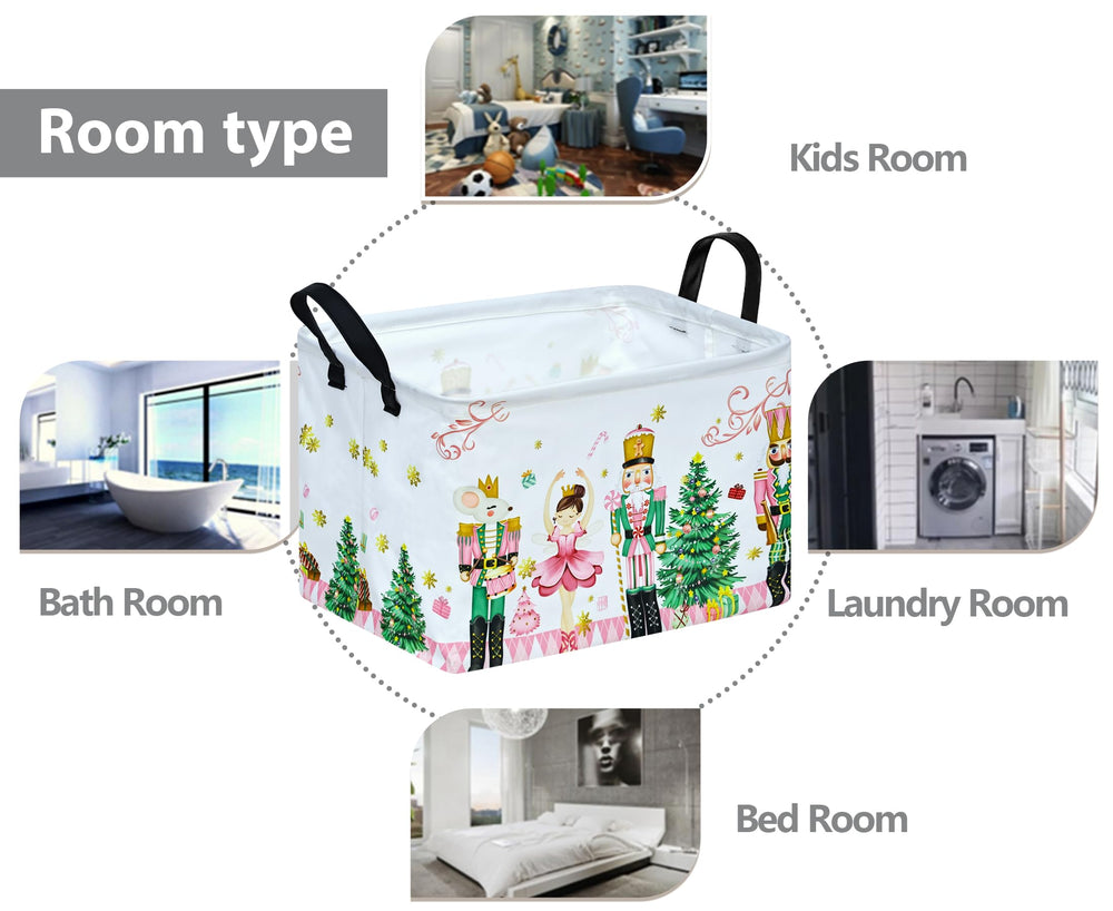 VAIVUSTO toy organizer basket demonstrates versatile storage for toys and gifts.