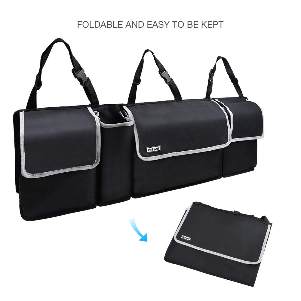 Vakeen foldable design saves trunk space when tucked away.