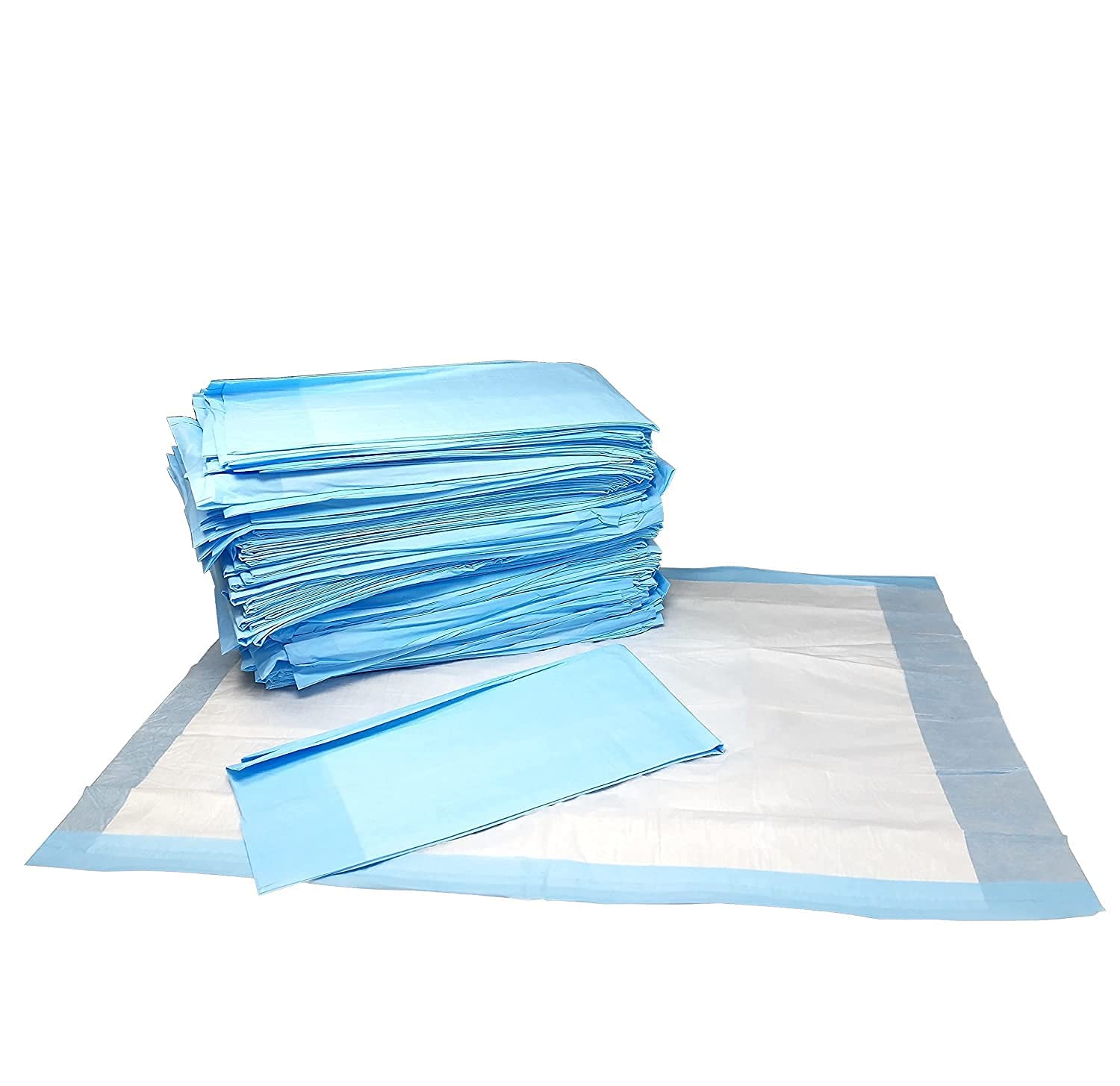 Vakly disposable underpad packaging closeup highlights convenient, ready-to-use liners