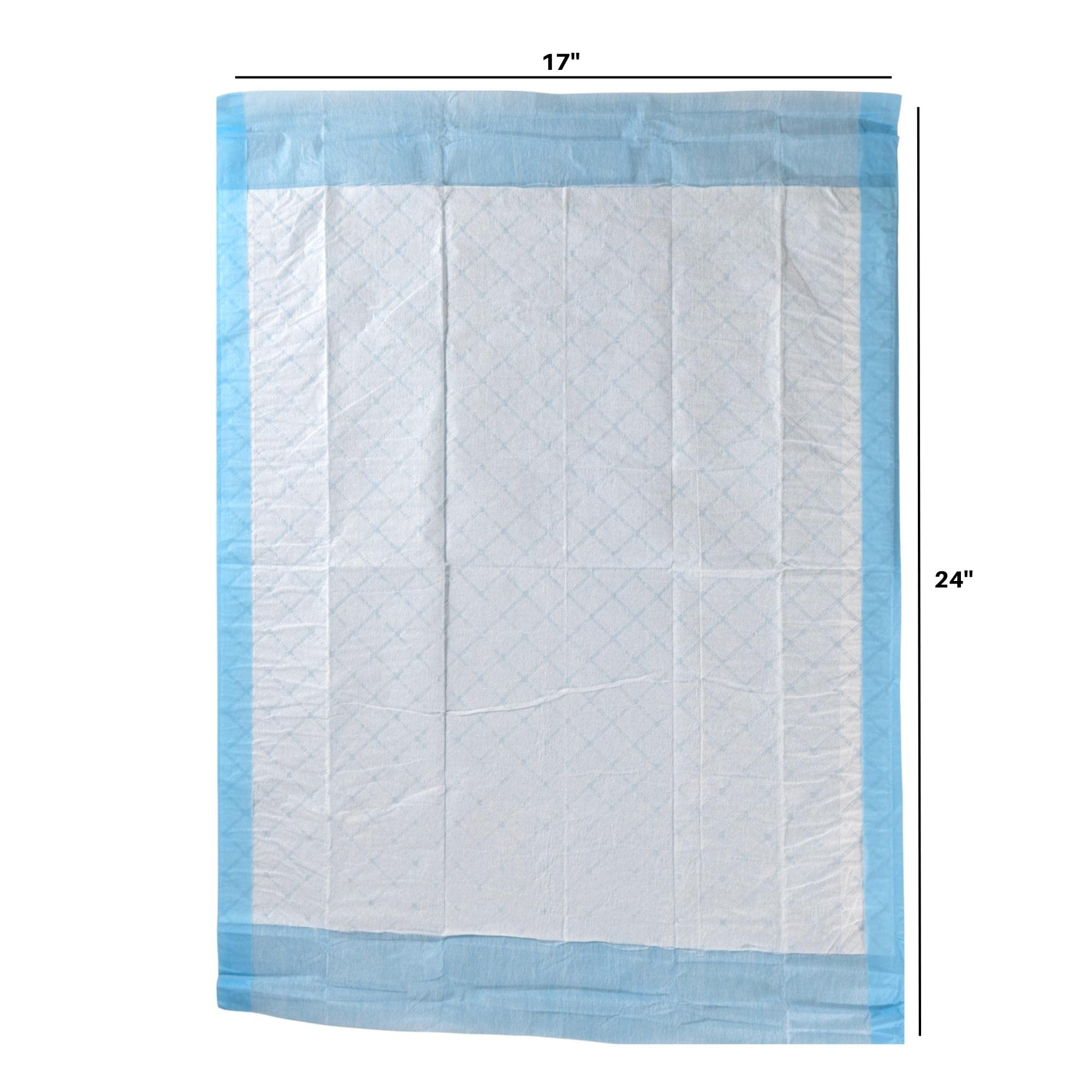 Vakly pre-folded underpad is portable for on-the-go protection anywhere