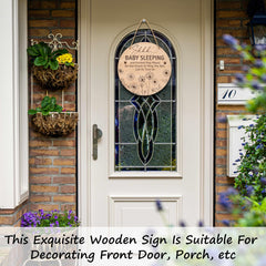 Valucise do-not-knock sign rustic style helps manage doorbell interruptions while preserving cozy home vibes.