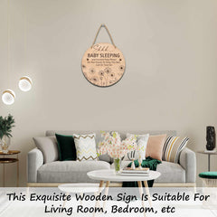 Valucise front-door decor baby bedroom sign complements porch aesthetics and creates a welcoming atmosphere.