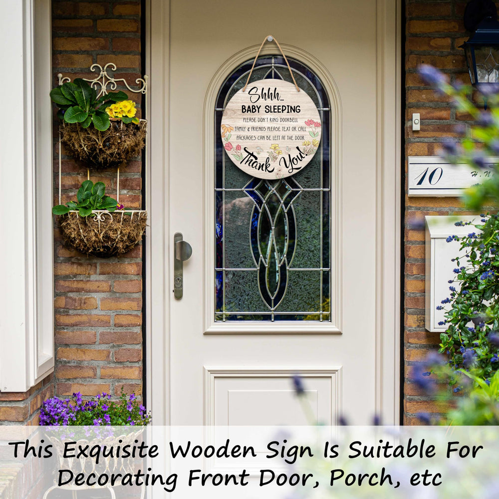 Valucise front door decor wooden sign—enhances curb appeal and welcoming entry.