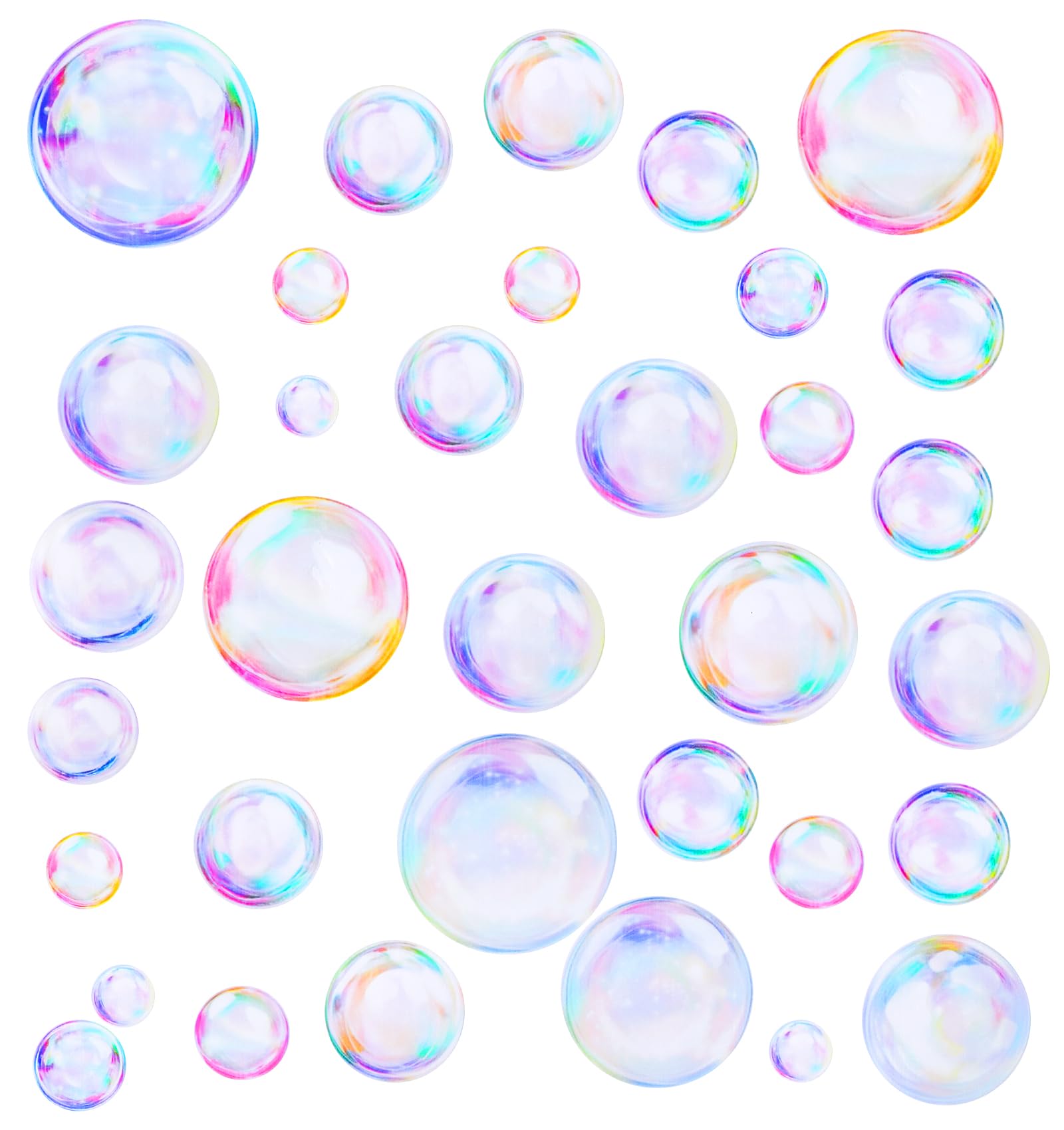 ValueBargain 48pcs peel-and-stick bubbles wall decals for quick ocean-themed room refresh