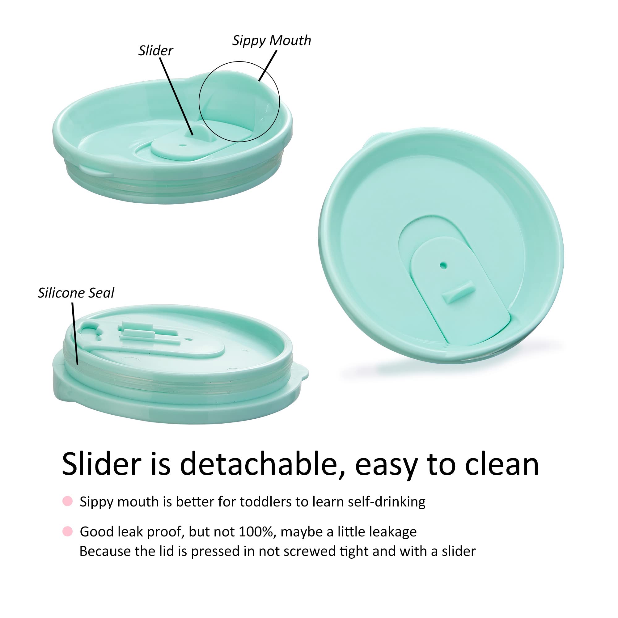 Valueder ear-handle toddler cup features easy-grip design for little hands learning self-feeding.