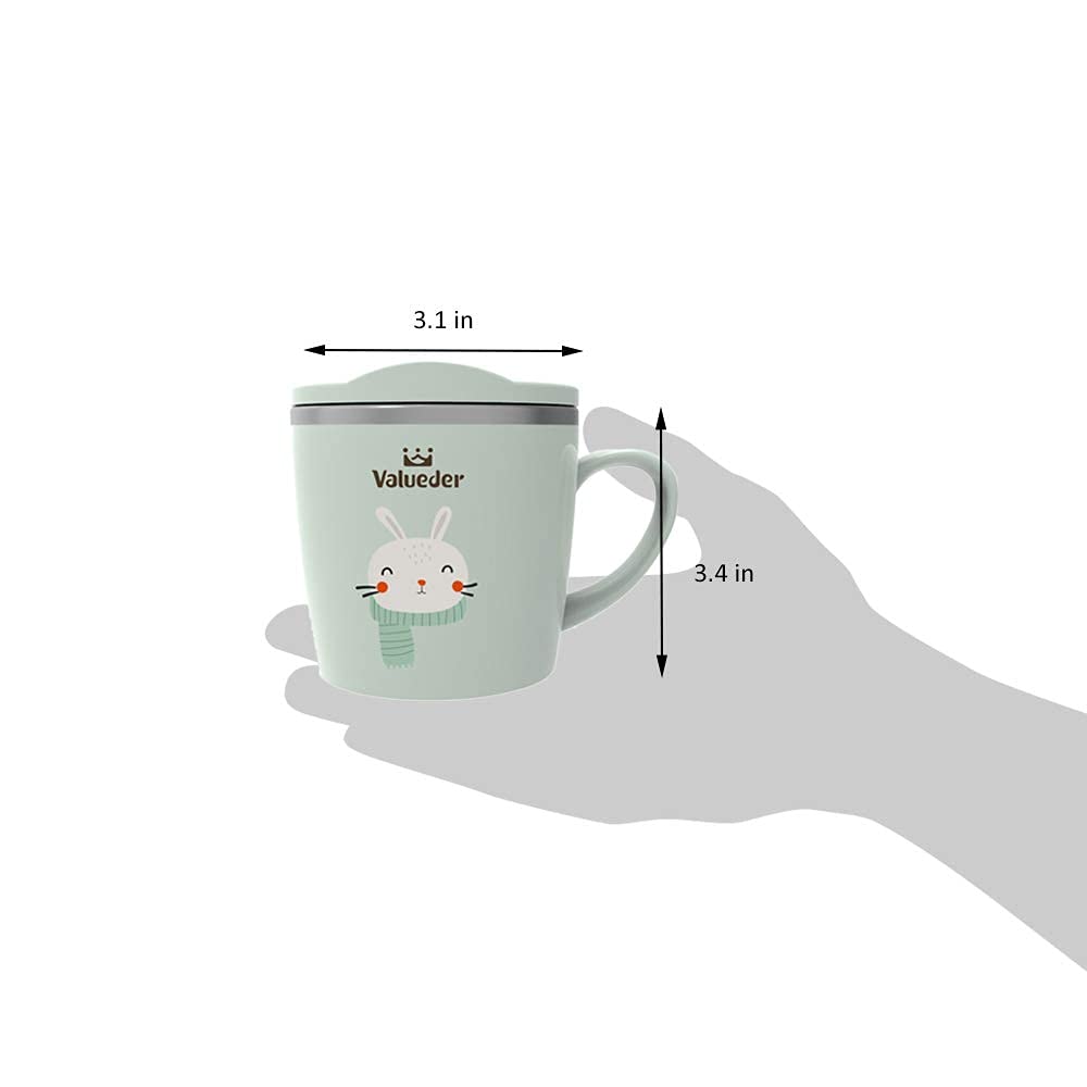 Valueder Kids Learning Cup is top-rack dishwasher safe for easy cleaning.