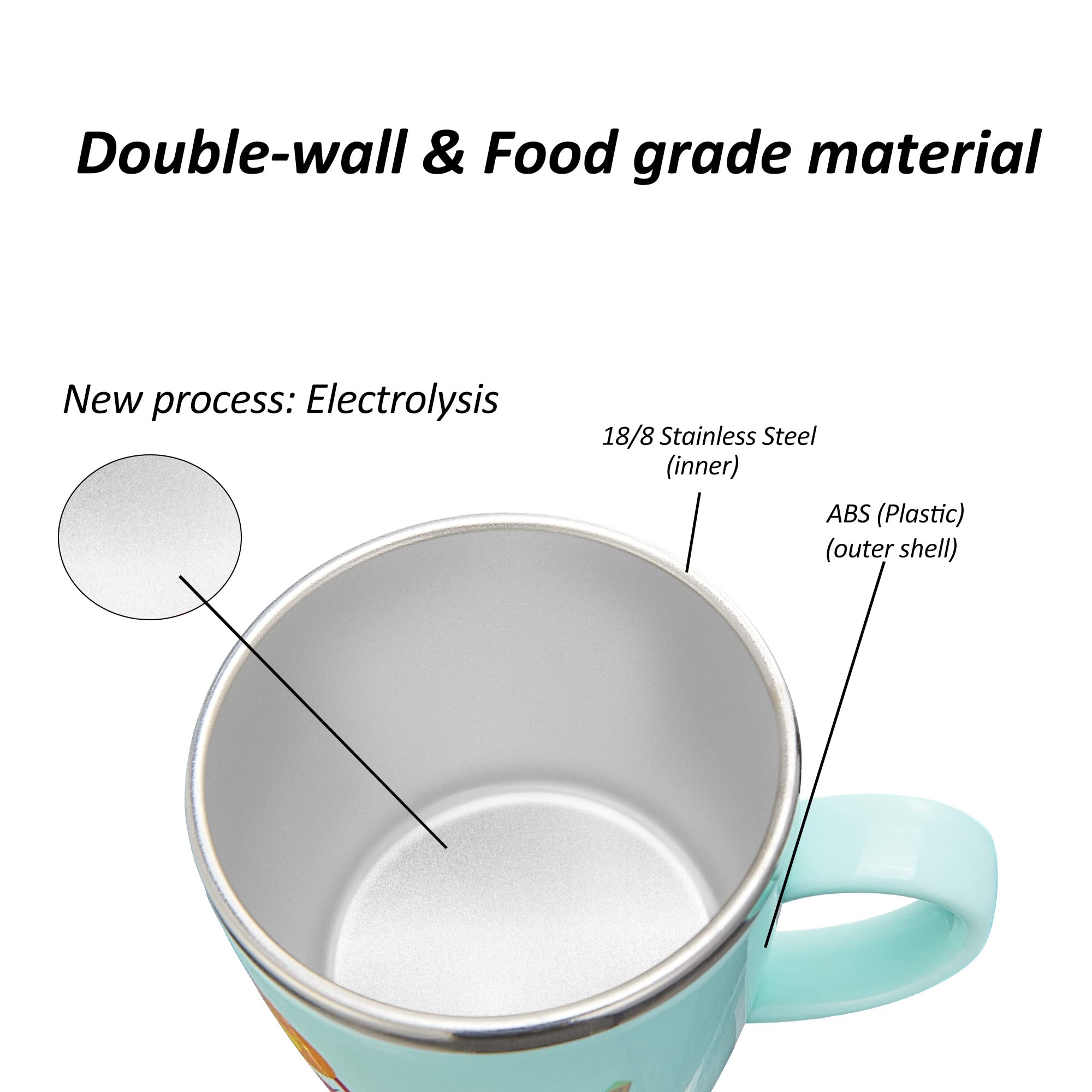 Valueder silicone-straw-and-lid ensures comfortable sipping and simple cleaning after meals.