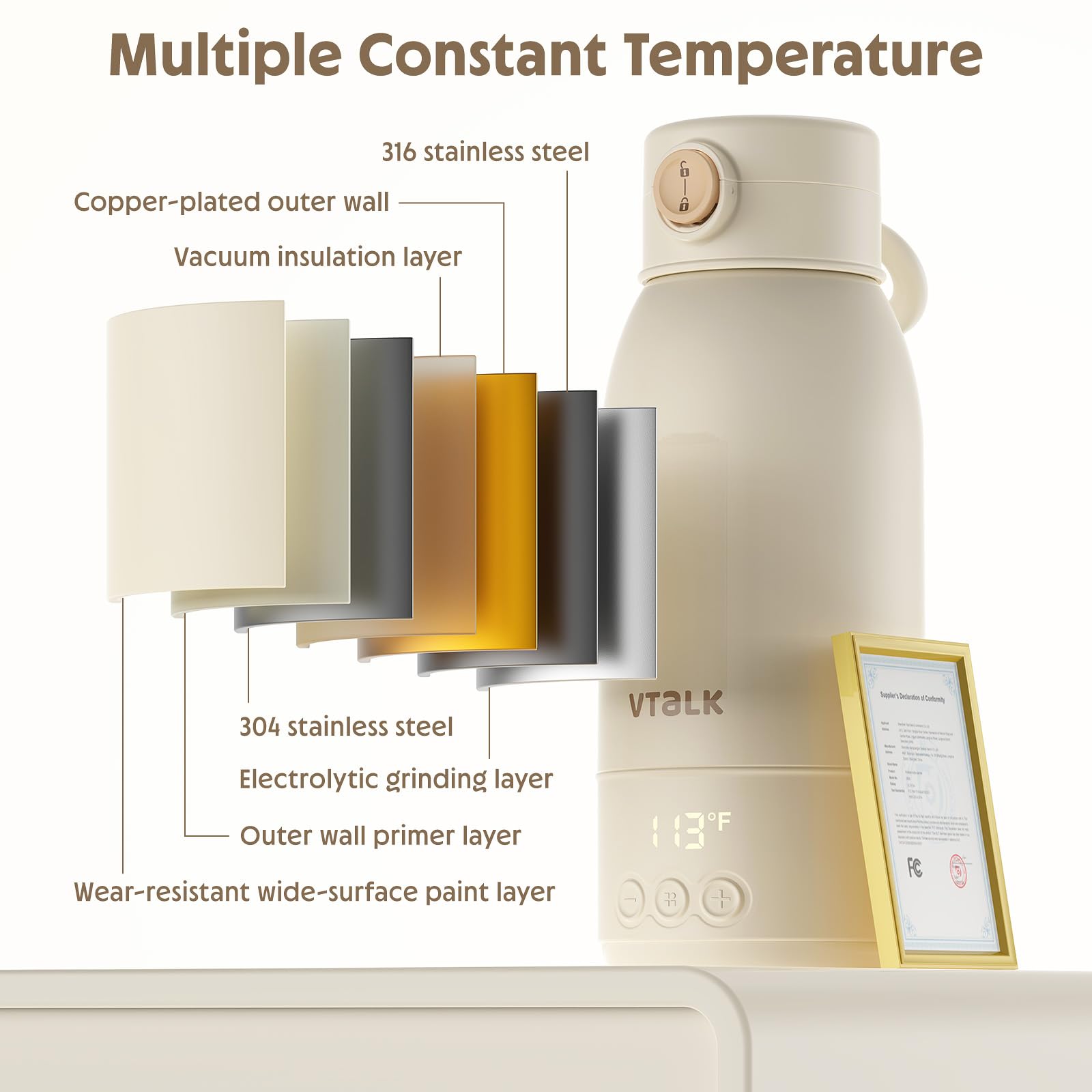 ValueTalks plane-friendly warmer fits car cup holders and seat pockets