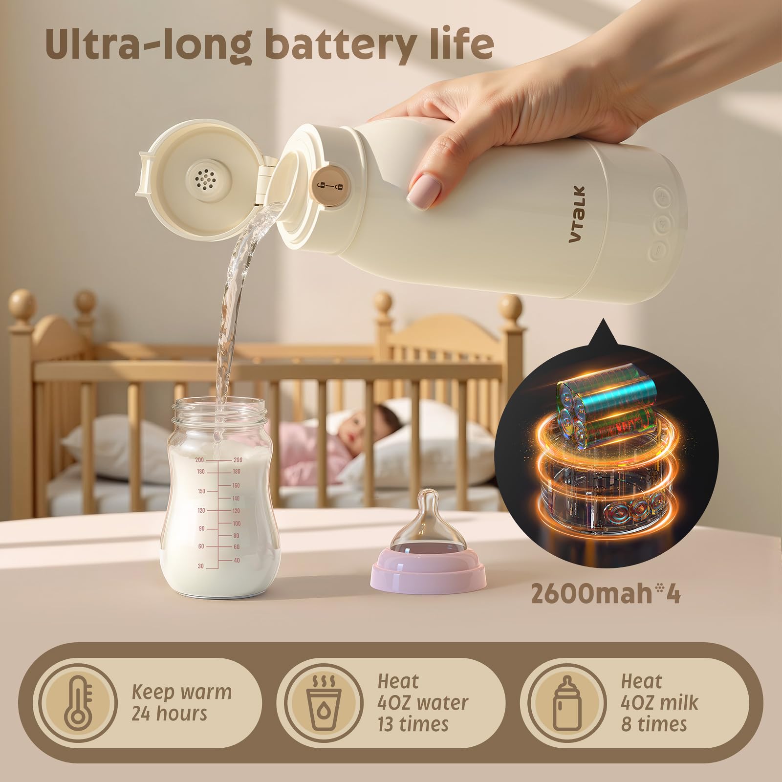 ValueTalks smart precision heating with LED temperature indicators