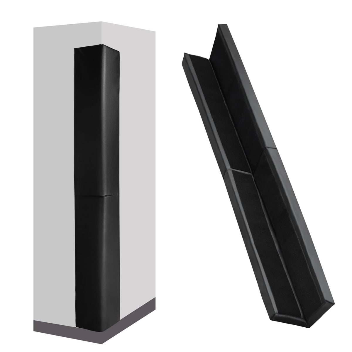 VANCL heavy-duty corner-edge protector close-up shows durable PU-PVC shell for wall protection.