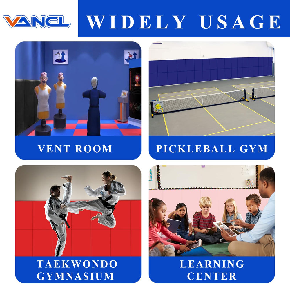 VANCL padding material detail shows PU/PVC leather with dense EPE foam.
