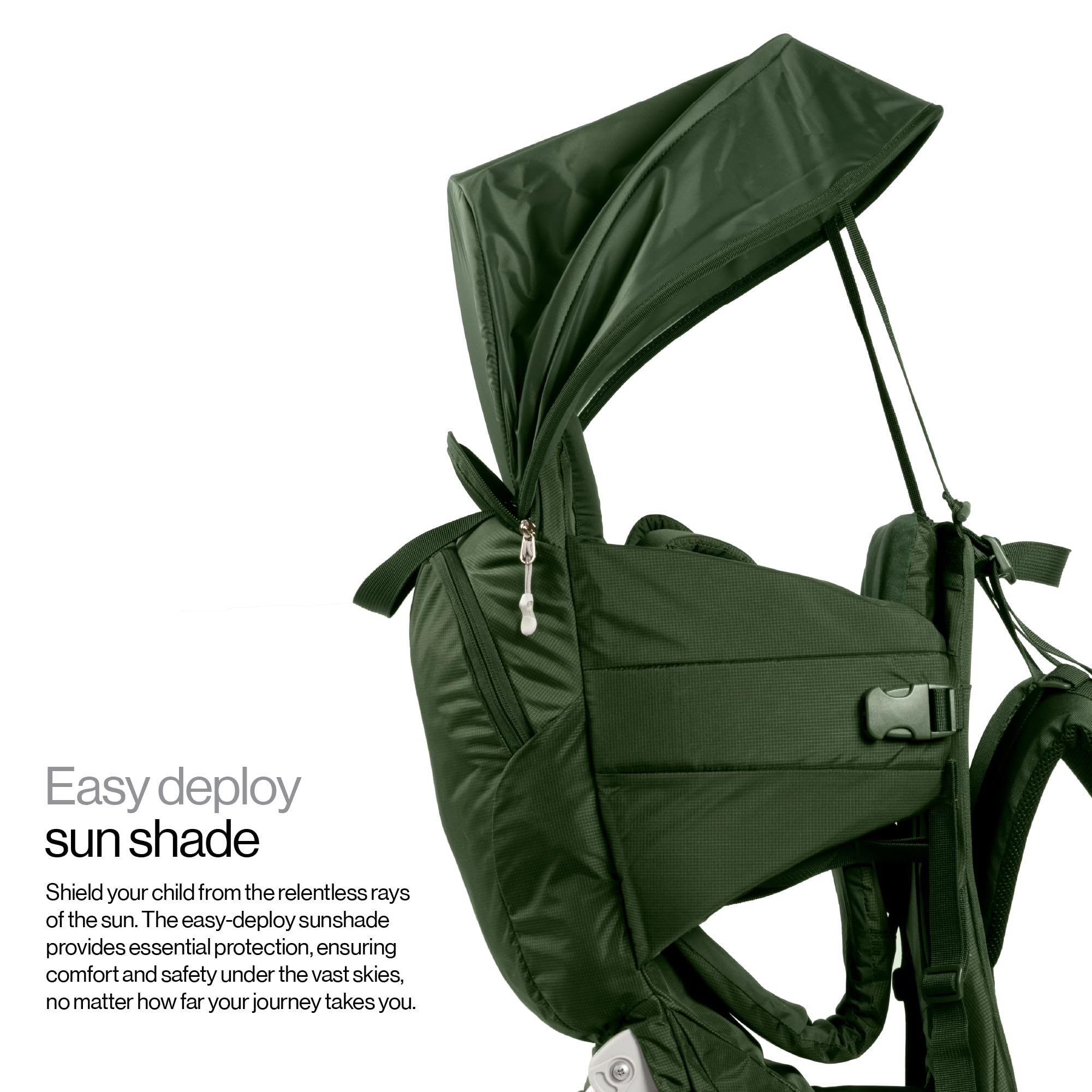 Vandra Forest all-weather rain cover option shown