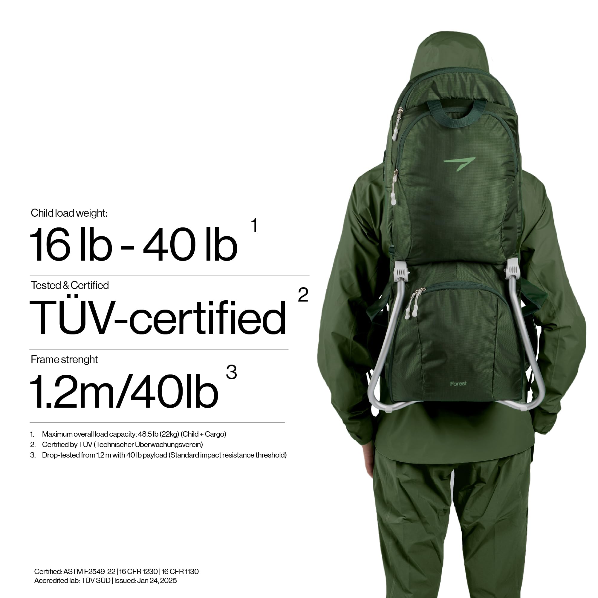 Vandra Forest alu-tag reflector enhances low-light visibility