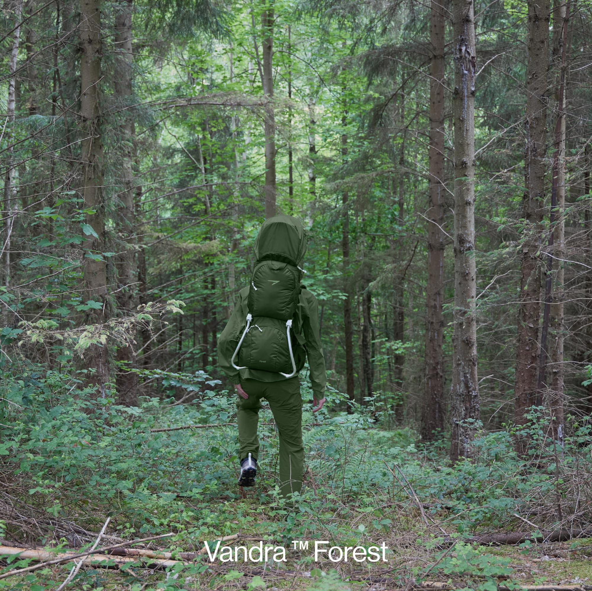 Vandra Forest ergonomic back panel provides balanced wear