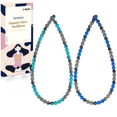 Vanelioris onepiece-safety design chew necklace offers safe chewing for kids