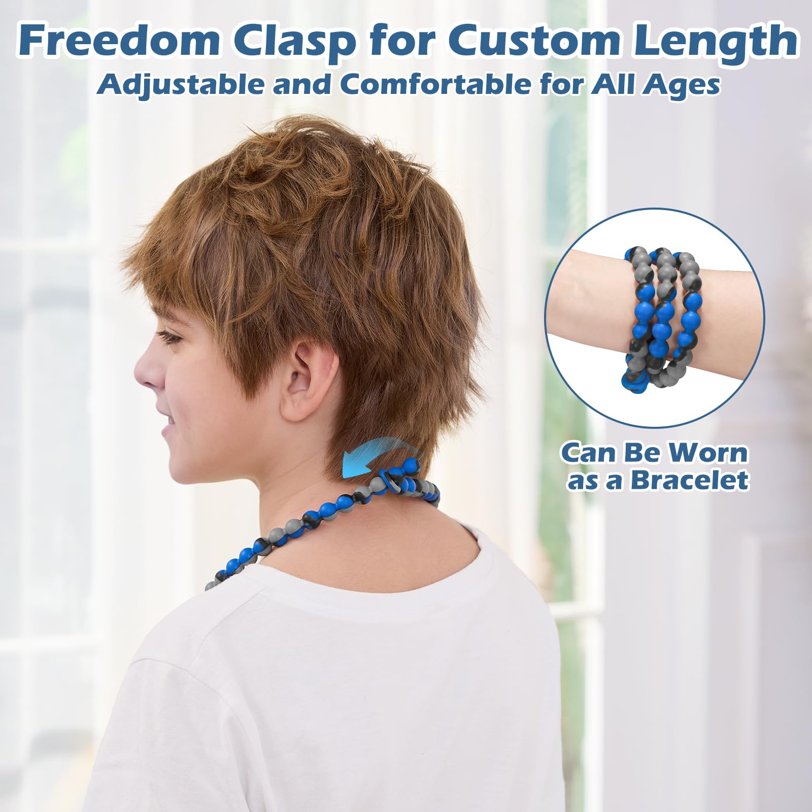 Vanelioris quiet-fidget tool chew necklace supports calm sessions