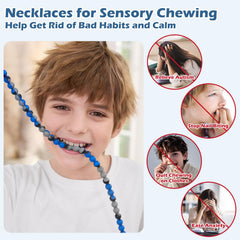 Vanelioris soothing-texture teething-relief chew necklace calms sore gums