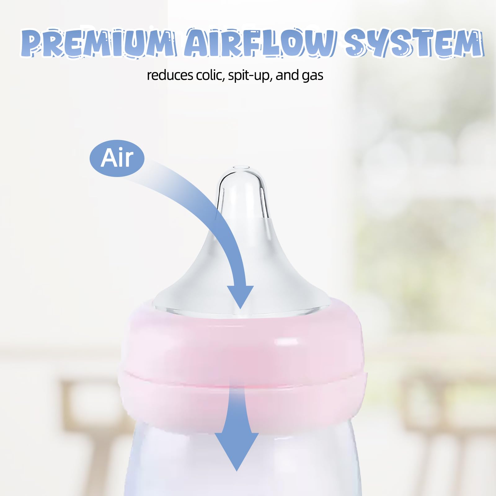 VANEST slow-flow 0m+ option supports newborn feeding pace.