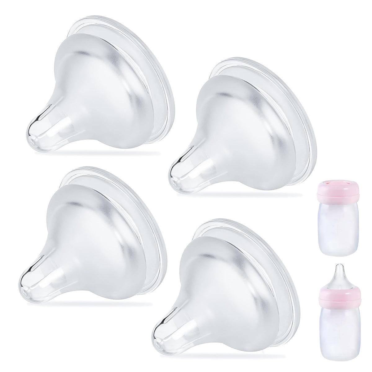 VANEST silicone nipples Spectra compatibility for easy bottle reuse and consistent feeding.