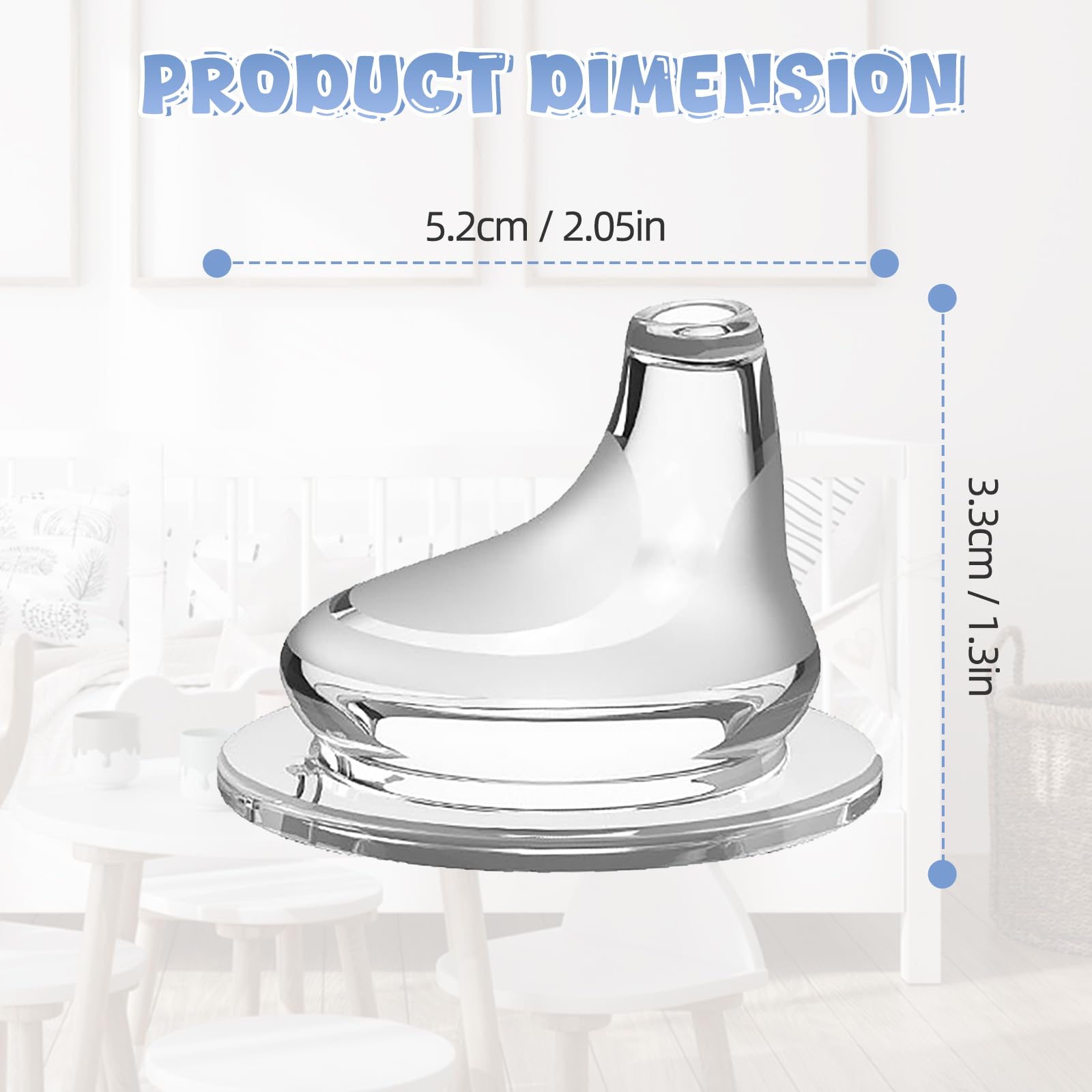 VANEST medium-flow spout supports steady drinking for toddlers.