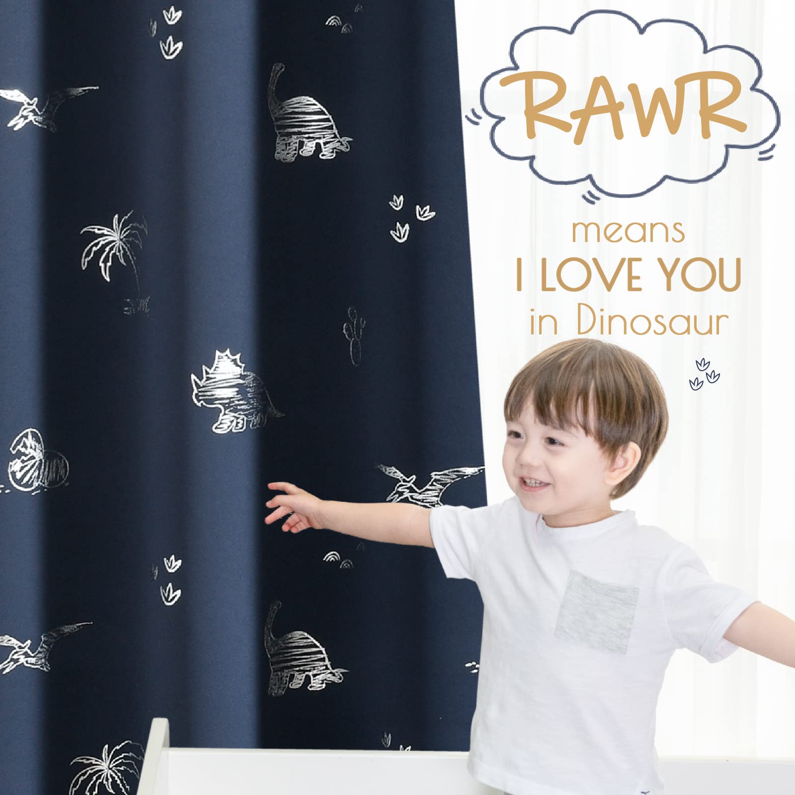 Vangao Kids Curtains draped elegantly over a window, silk-like fabric close-up