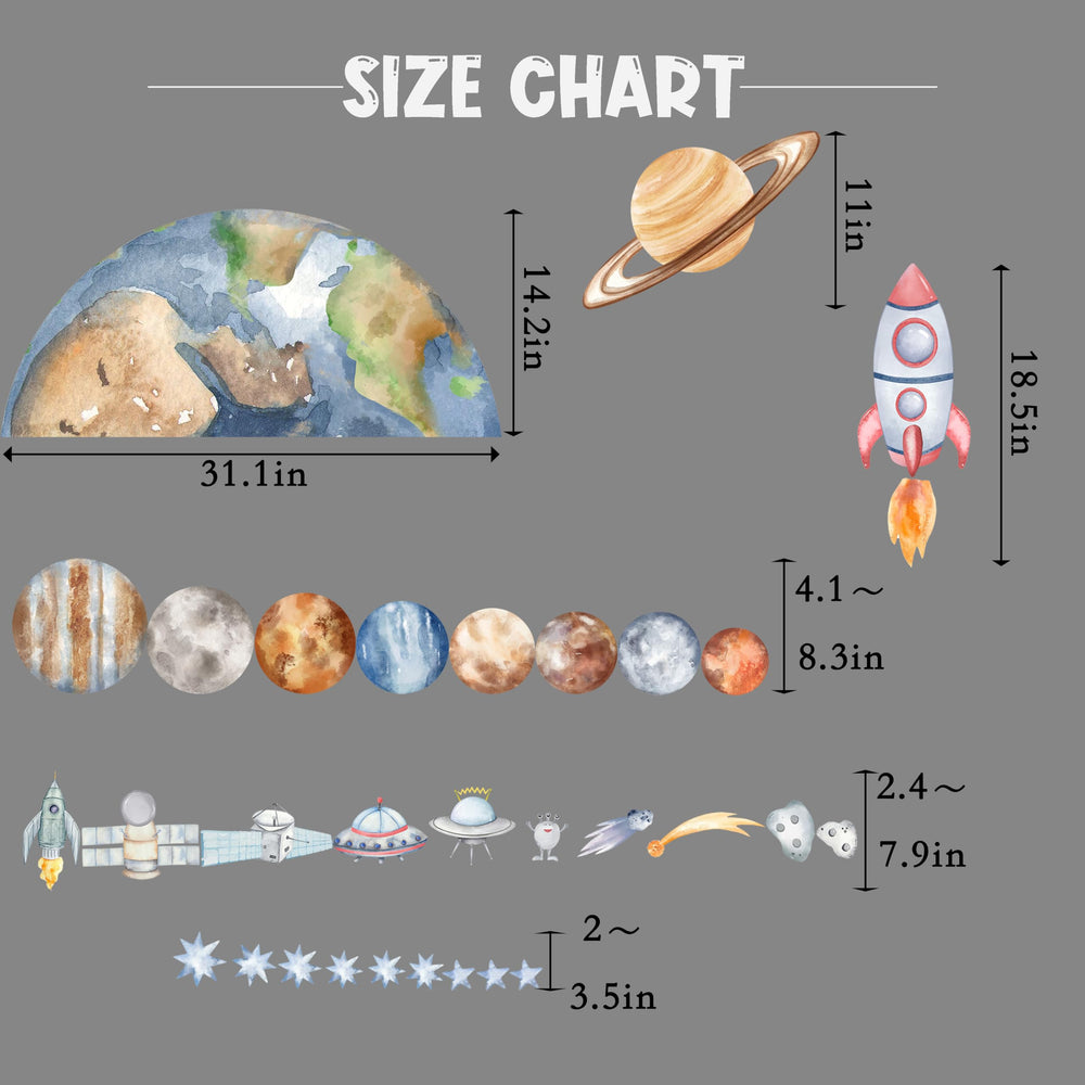 VANGNING space rocket wall sticker—sparks imagination for quick playroom storytelling sessions.