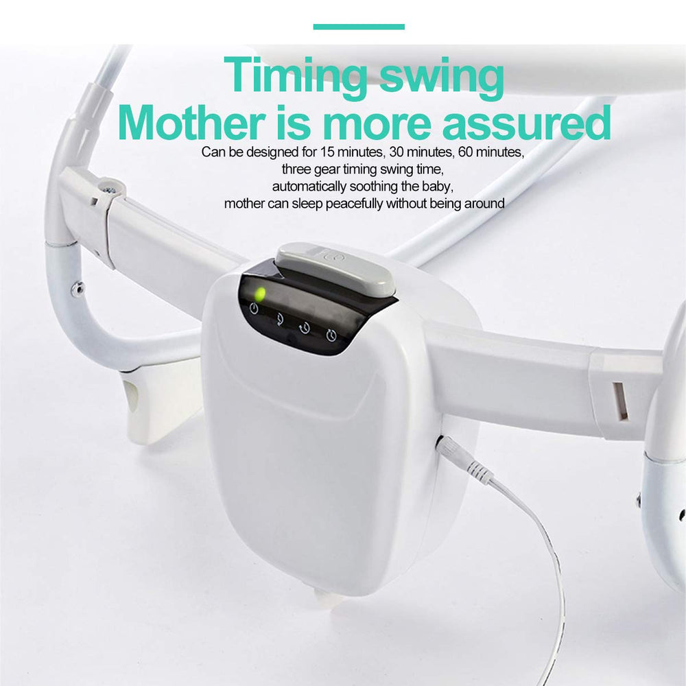 Vannetgo 3-in-1 baby bouncer seat mode provides curious newborn seating