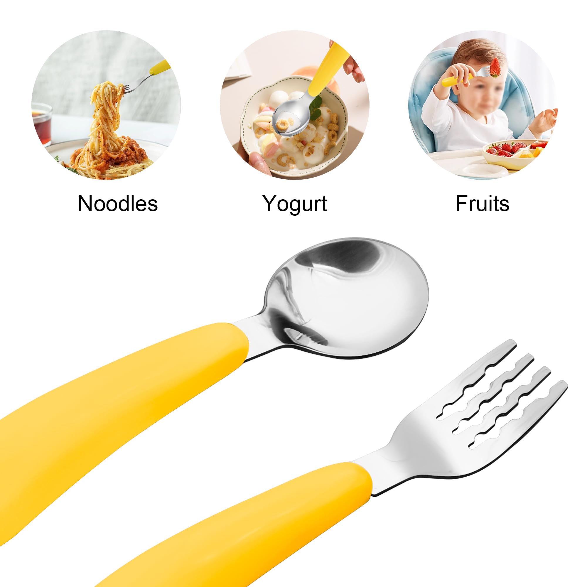 VANRA comfort grip handles aid kids in self-feeding