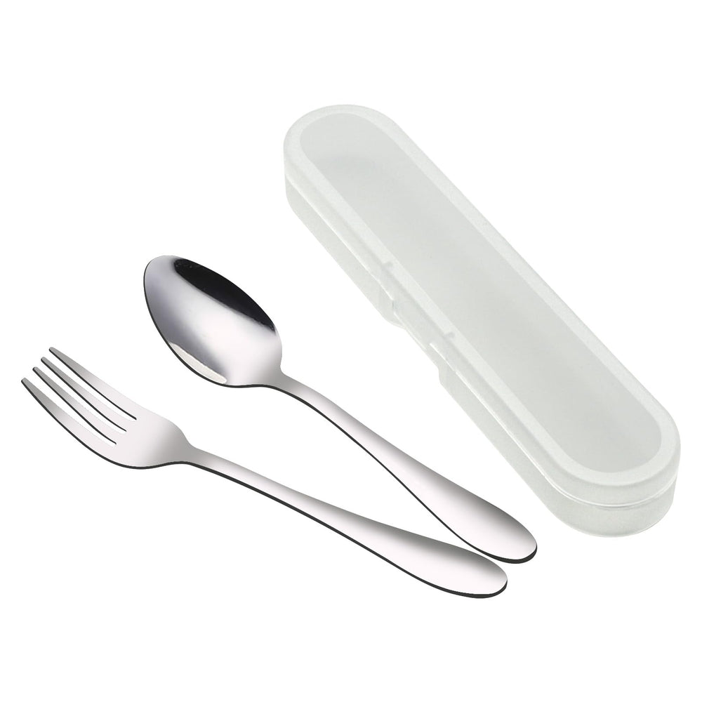 VANRA kids flatware dinner fork with ergonomic grip for small hands