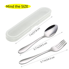 VANRA kids flatware dinner spoon with smooth edge for easy self-feeding