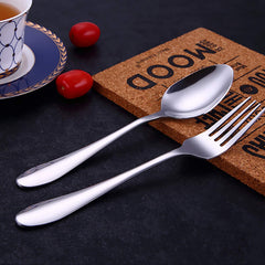 VANRA mirror-polish kids forks, elegant design for formal and daily use.