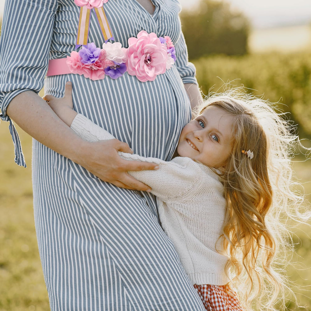 Vansolinne baby shower prop setup for cute photo opportunities