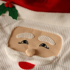 VANTATY flannel material detail shows soft durable Christmas bath décor