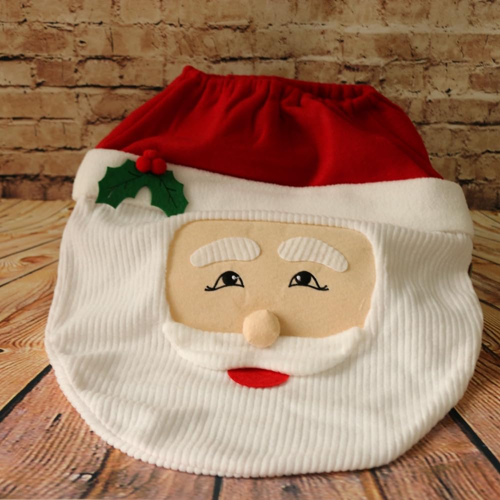 VANTATY Santa Claus seat cover packaging image showcases holiday décor