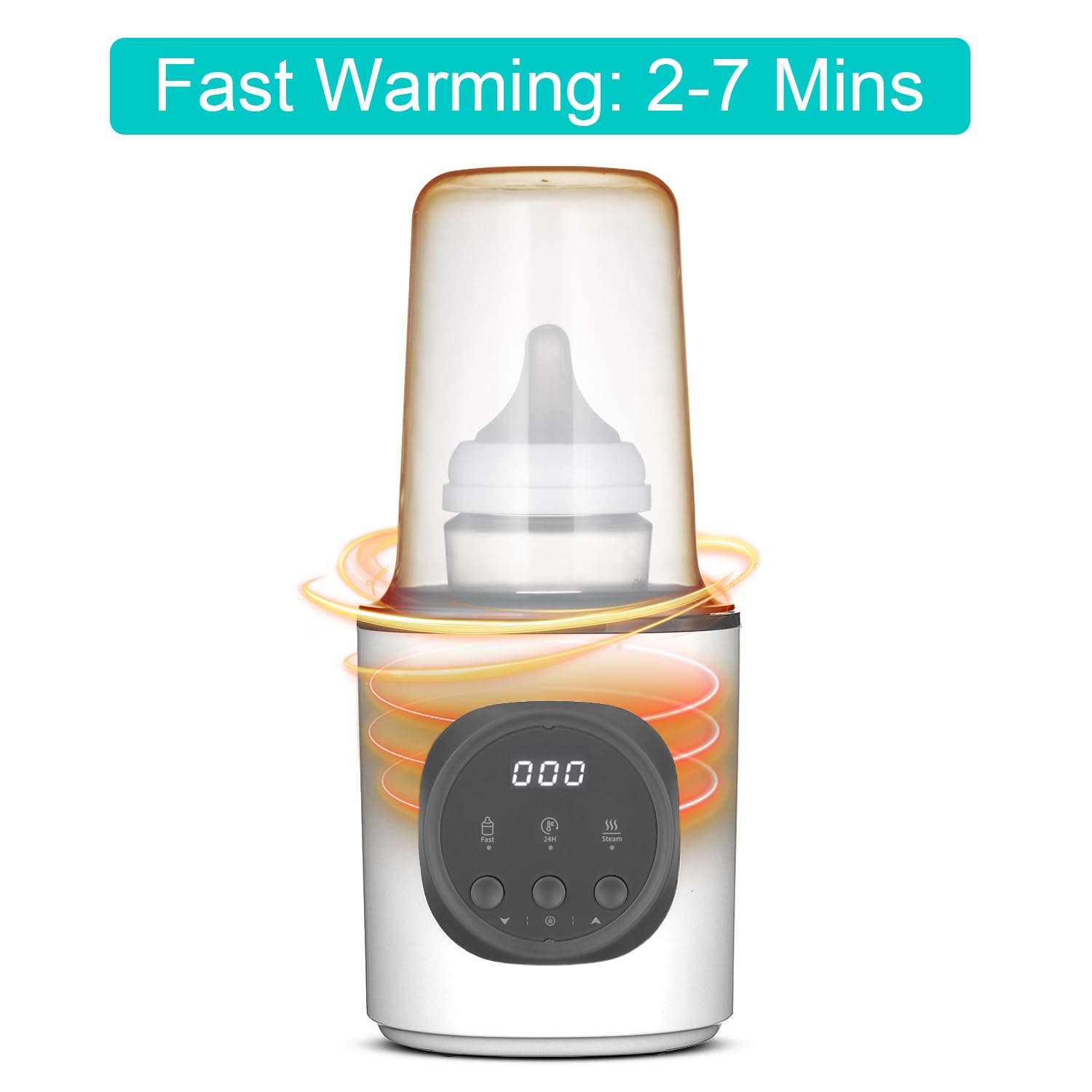 Vaundra fast bottle warmer anti-scald basket for safe handling
