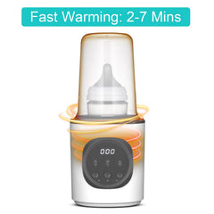 Vaundra fast bottle warmer anti-scald basket for safe handling