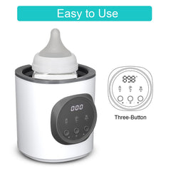 Vaundra fast bottle warmer keep-warm thermostat provides 24-hour readiness